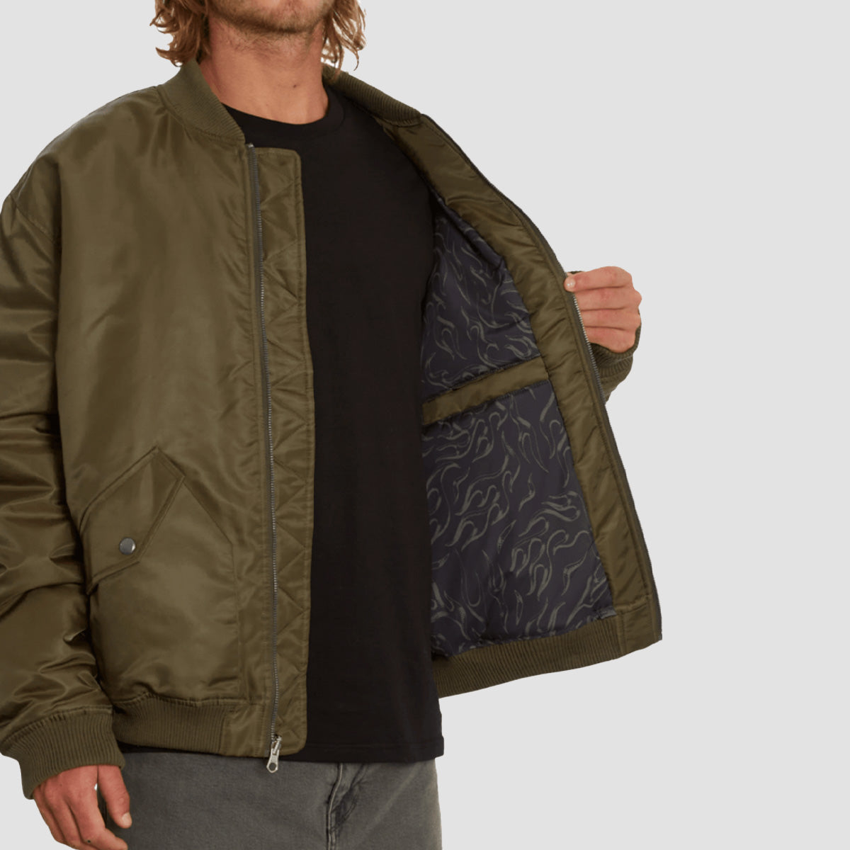 Volcom Space Child Jacket Service Green