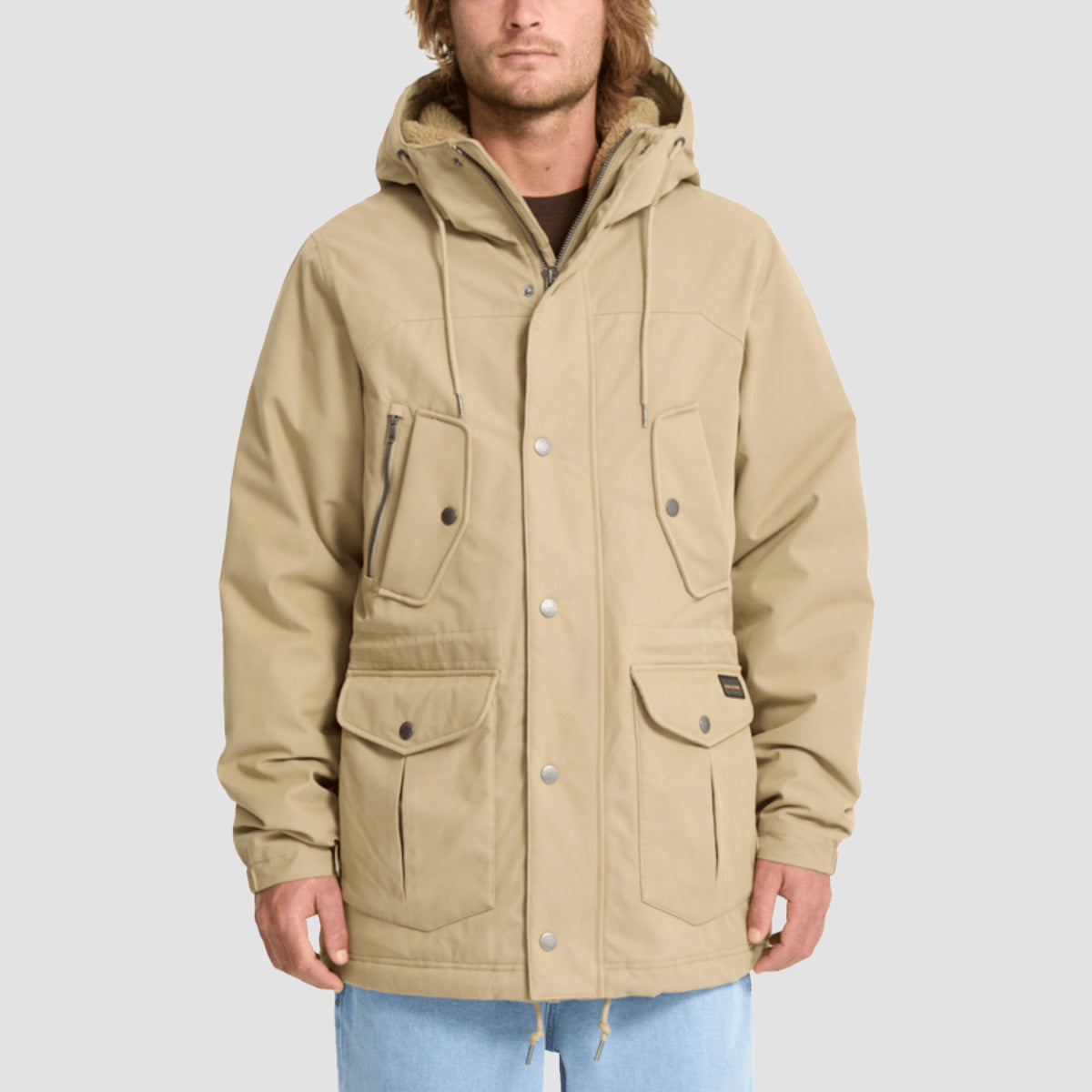 Volcom Starget 5K Parka Jacket Khaki1