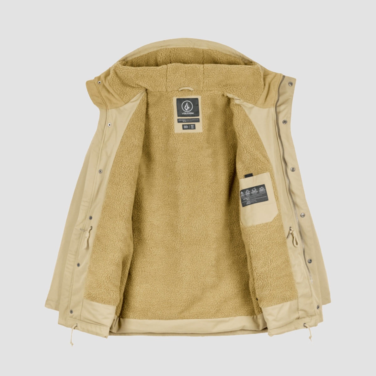 Volcom Starget 5K Parka Jacket Khaki