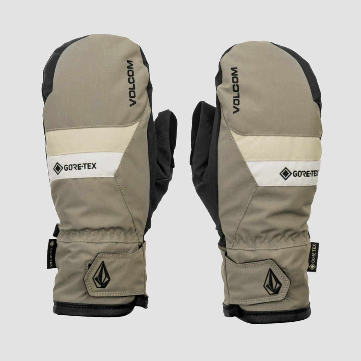 Volcom Stay Dry Gore-Tex Snow Mitts Military