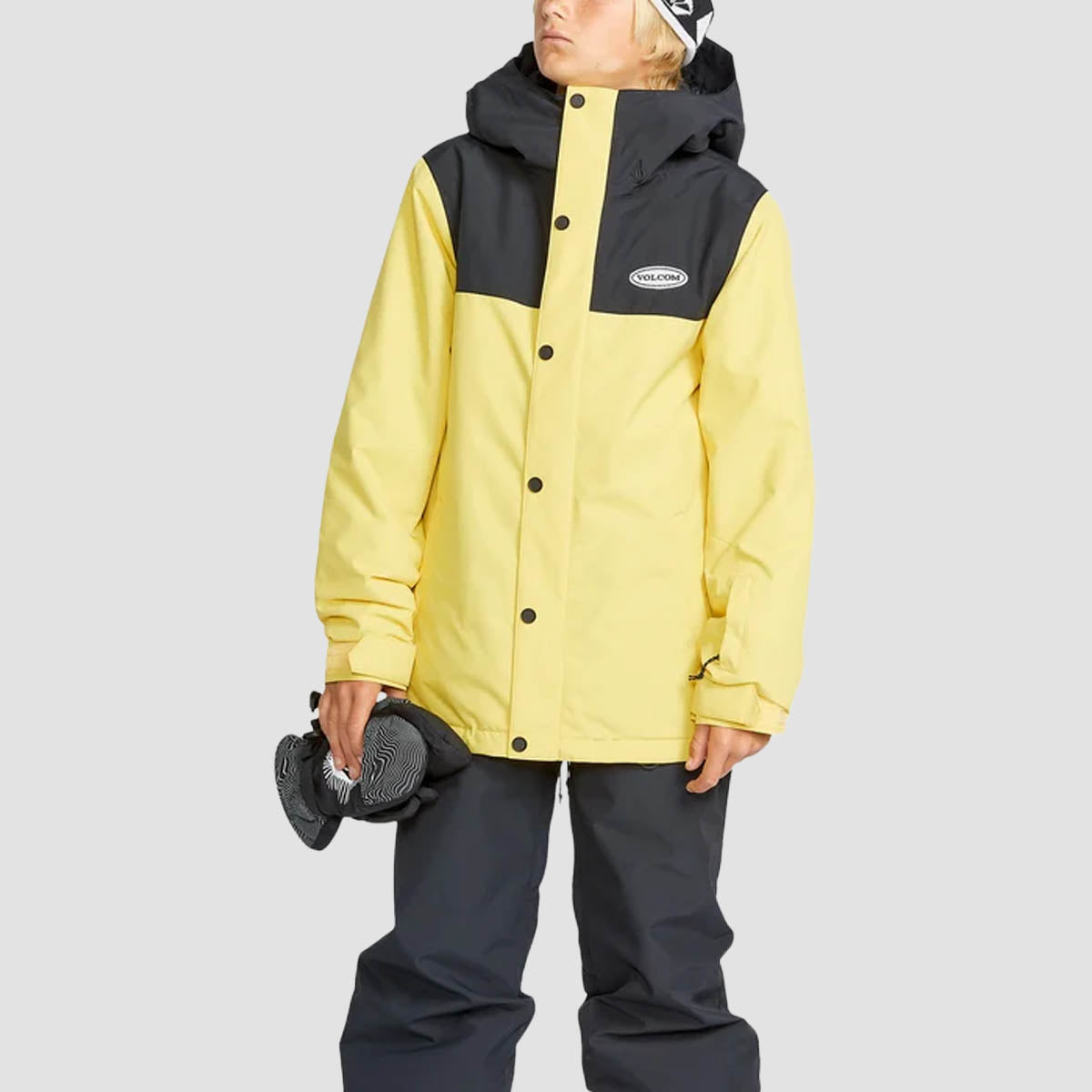 Volcom Stone.91 Ins Snow Jacket Dark Yellow - Kids