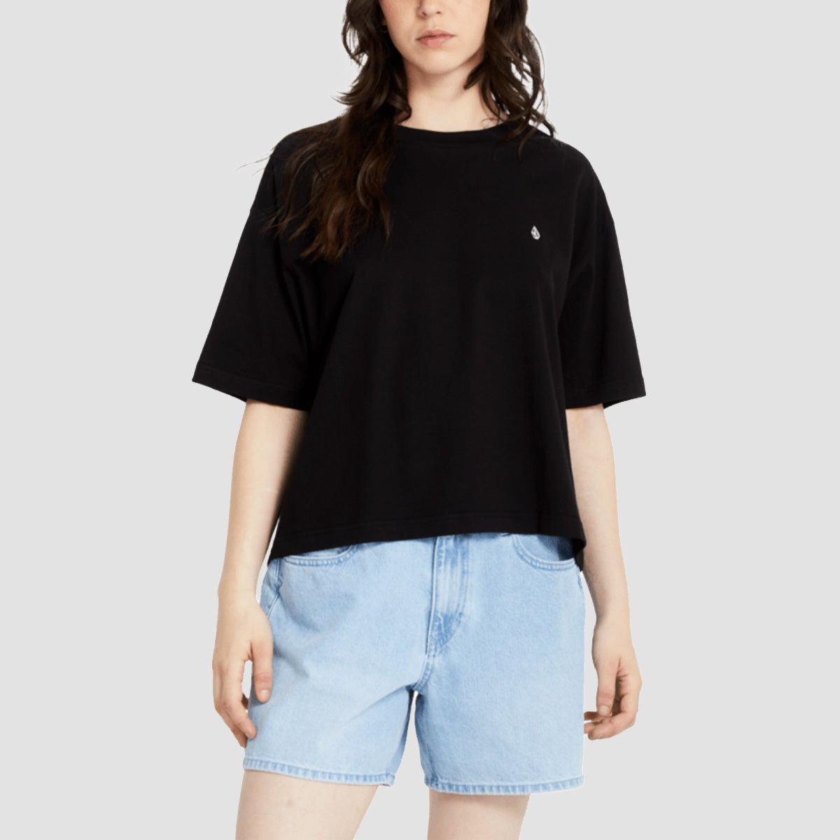 Volcom Stone Blanks Up T-Shirt Black - Womens