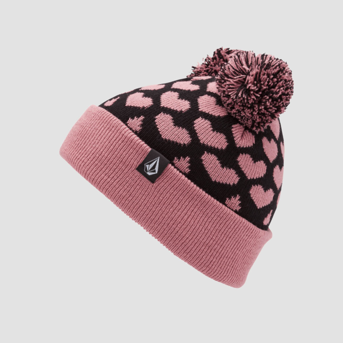 Volcom Stone Pom Beanie Black - Girls