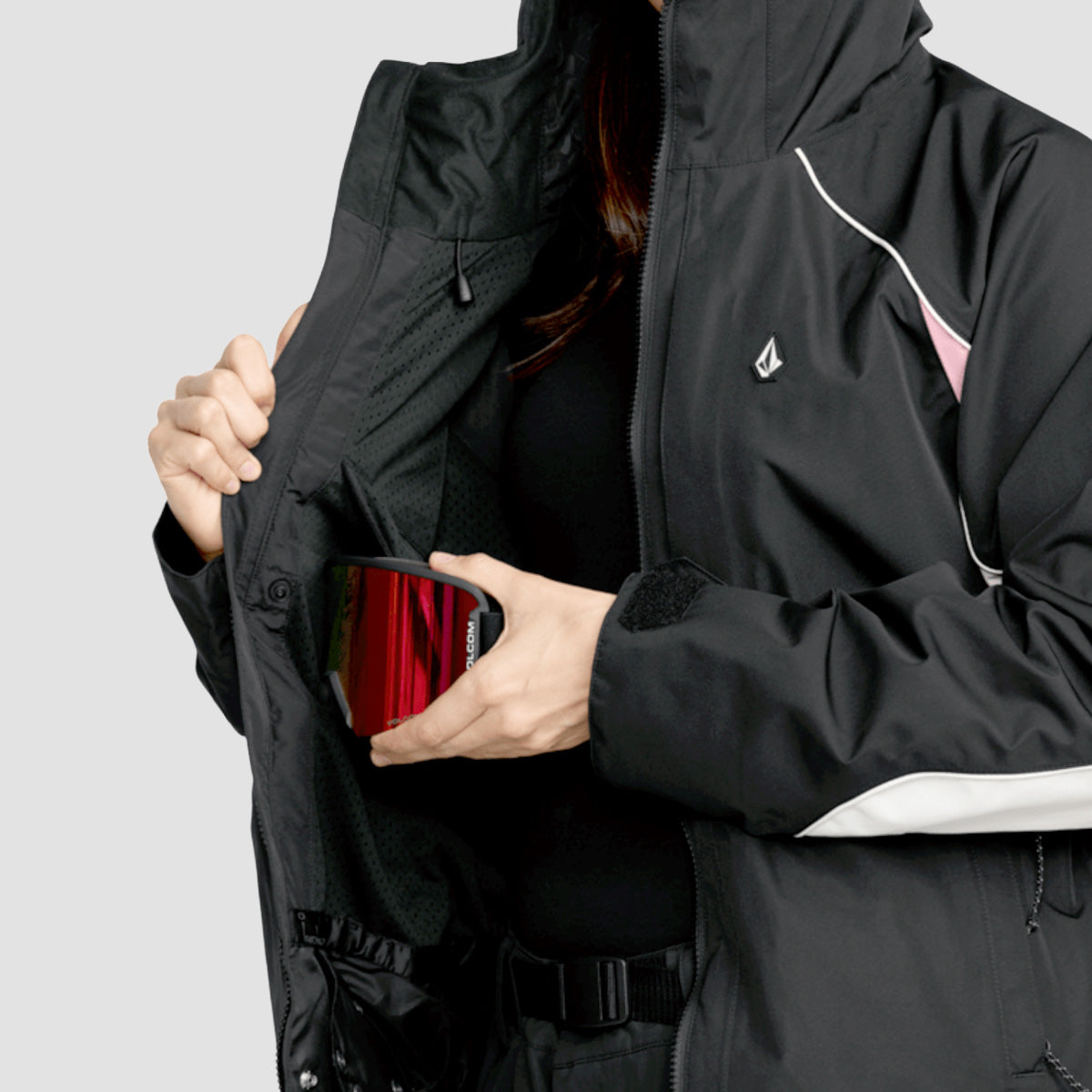 Volcom Stone Smokeshow 20K Snow Jacket Black - Womens
