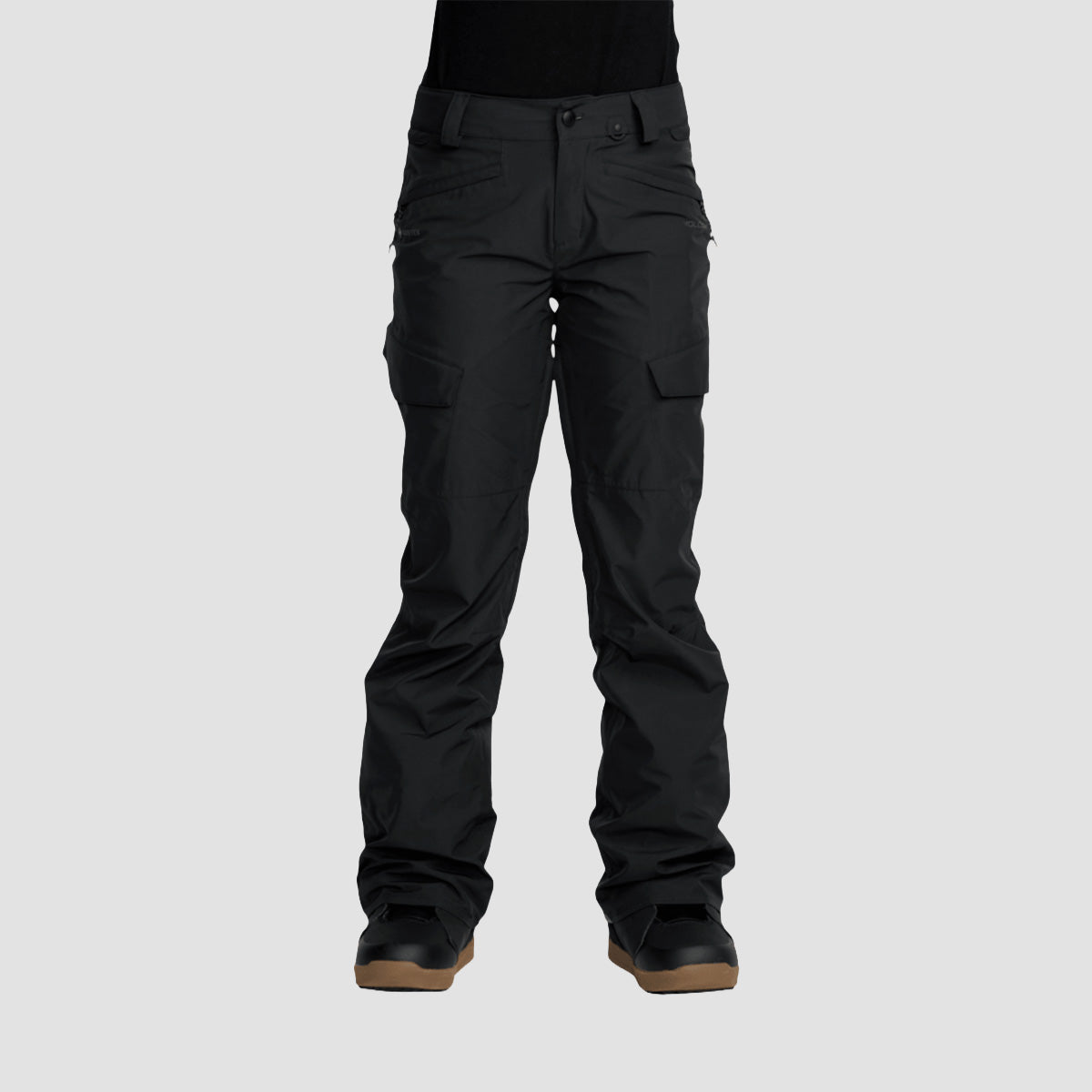 volcom black and white snow pants