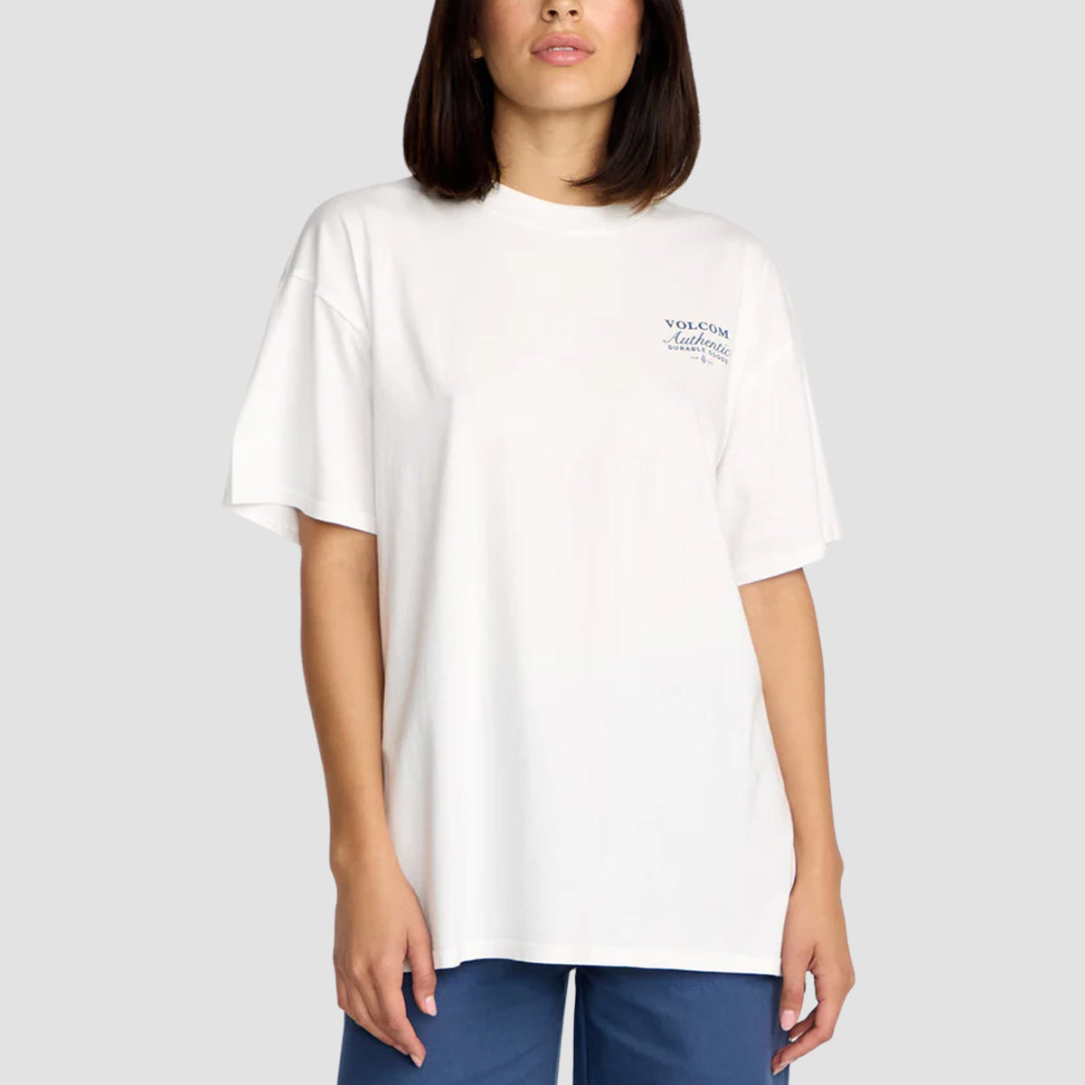 Volcom Stones Throw T-Shirt Star White - Womens