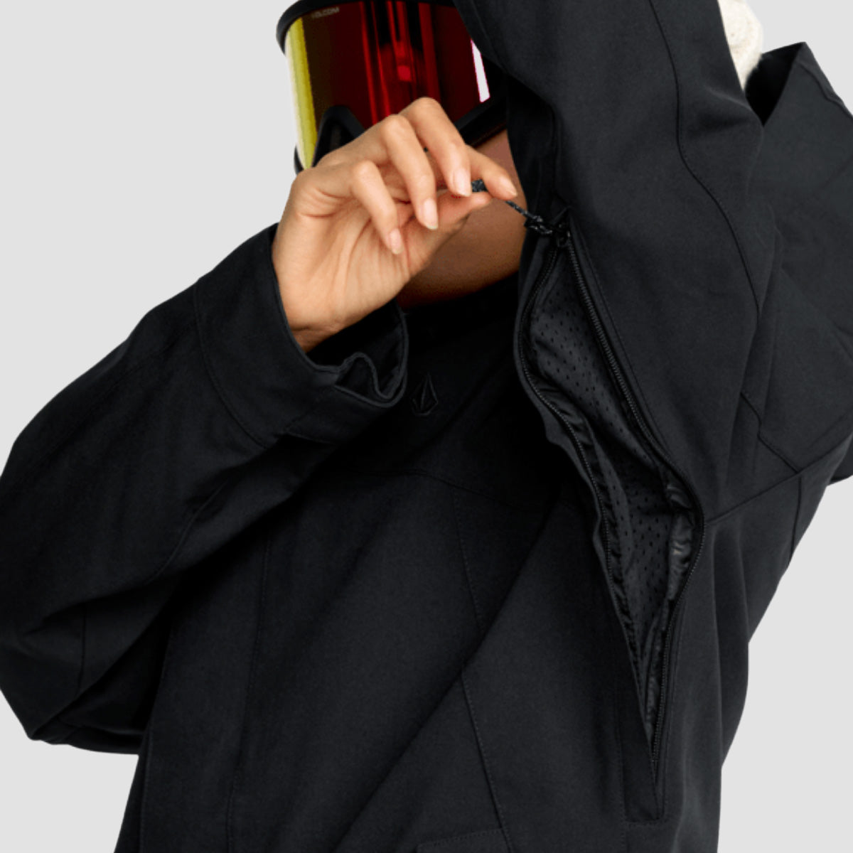 Volcom Stoney Shadow Ins 15K Snow Jacket Black - Womens