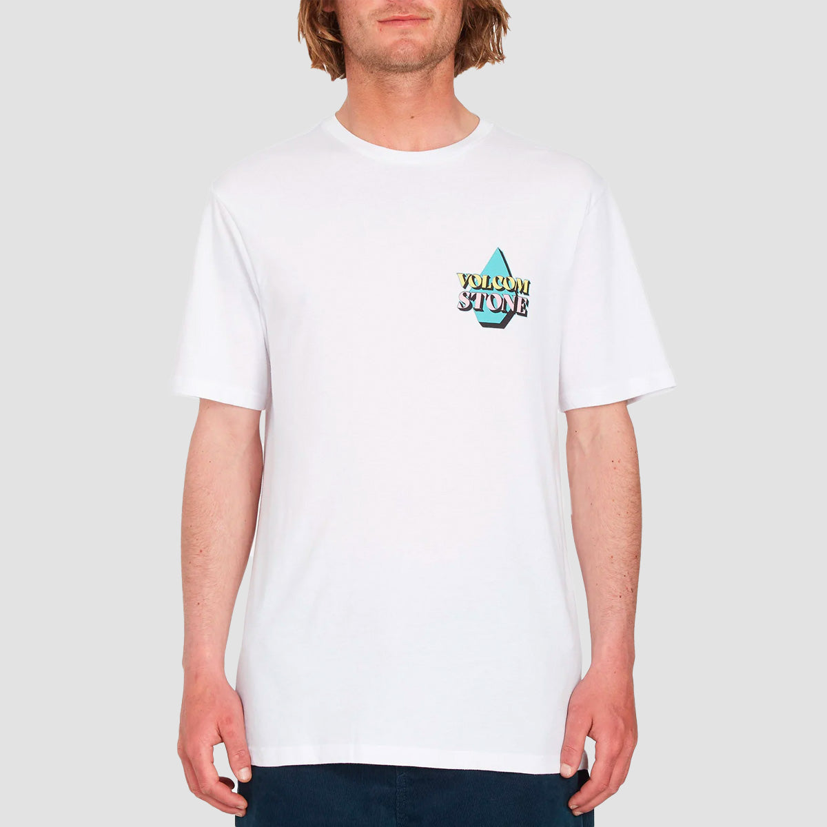 Volcom Stript T-Shirt White