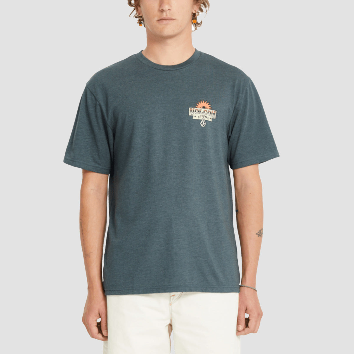 Volcom Sure Thing HTH T-Shirt Dark Slate
