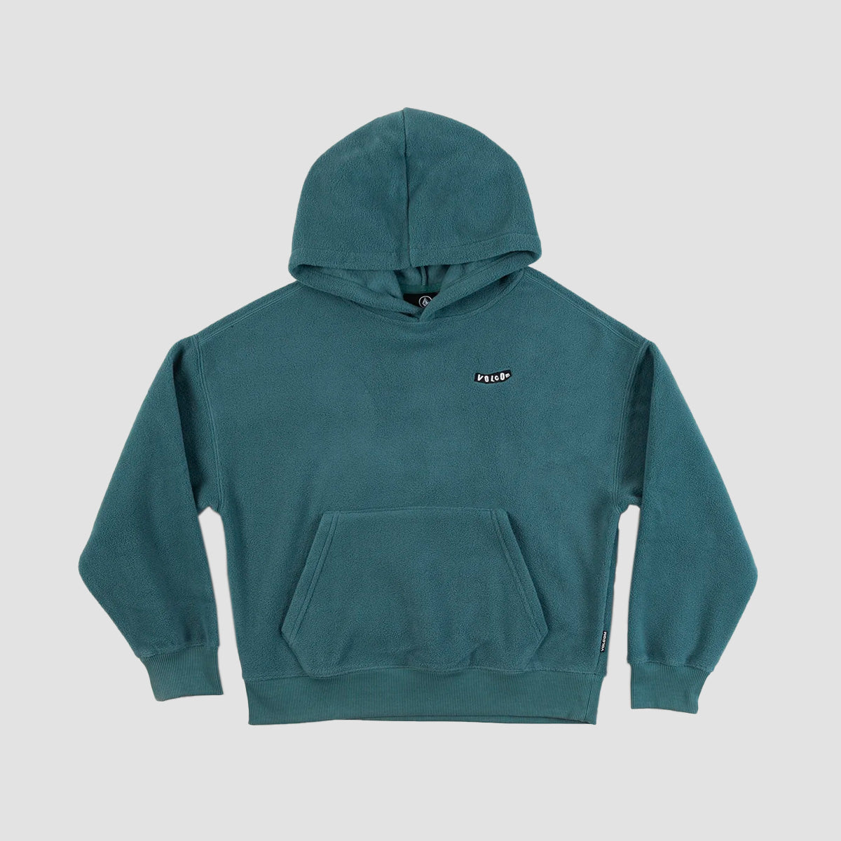 Volcom Throw Exceptions Pullover Hoodie Service Blue - Kids