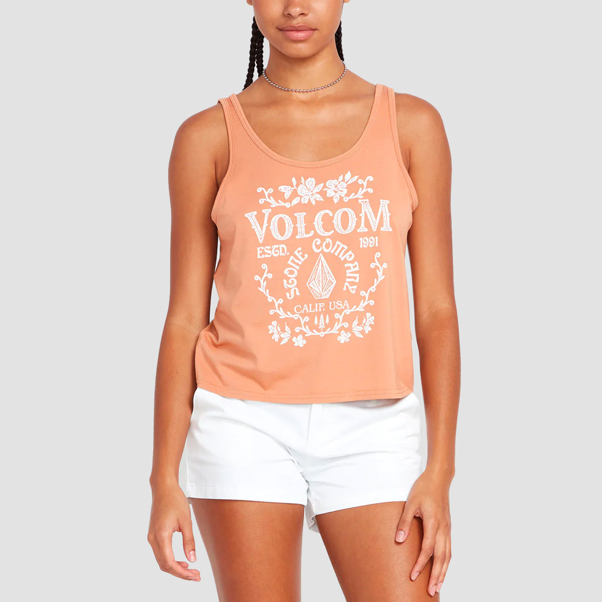 Volcom To The Bank Tank Top Clay - Womens