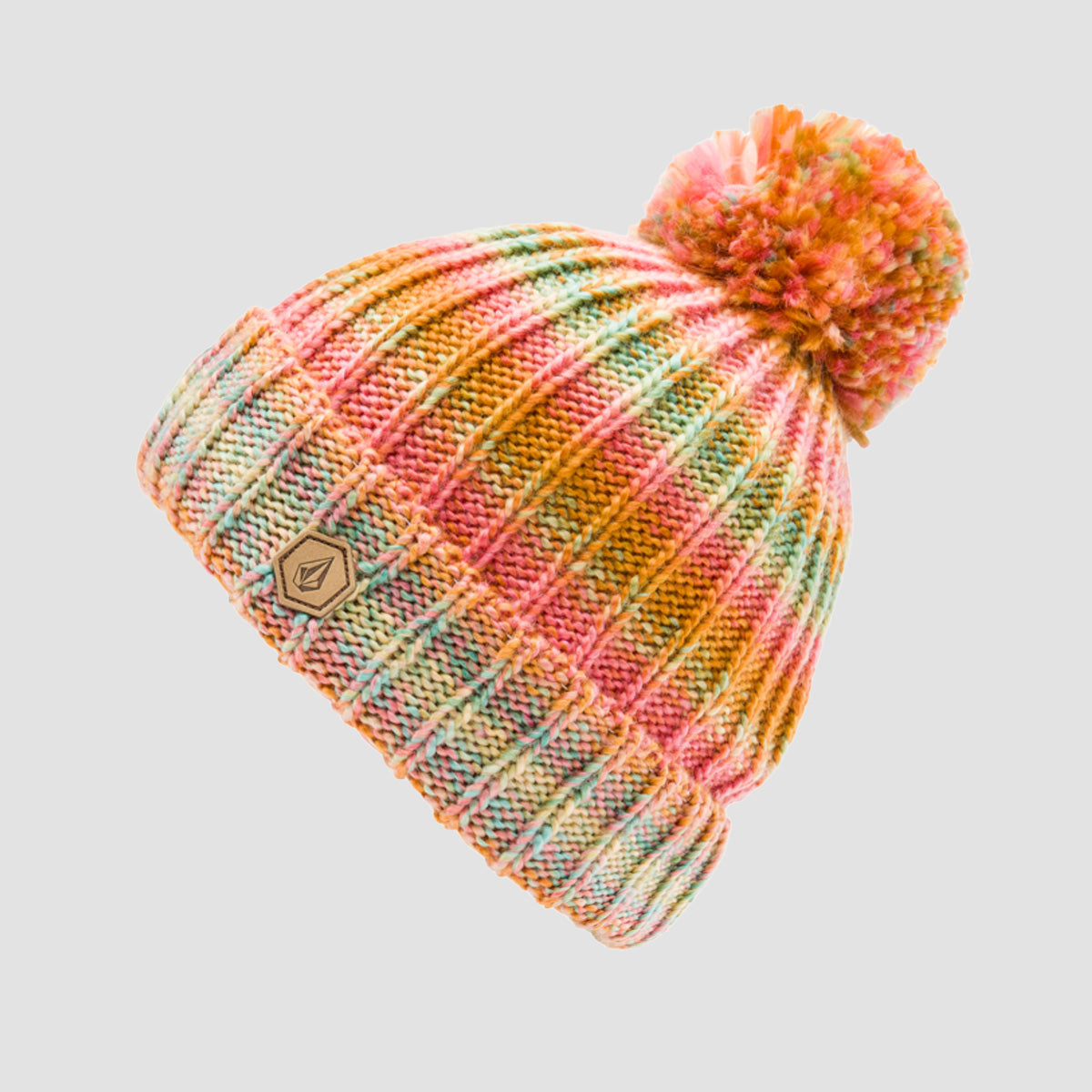 Volcom Lyra Bobble Beanie Wasabi Womens - Main Image