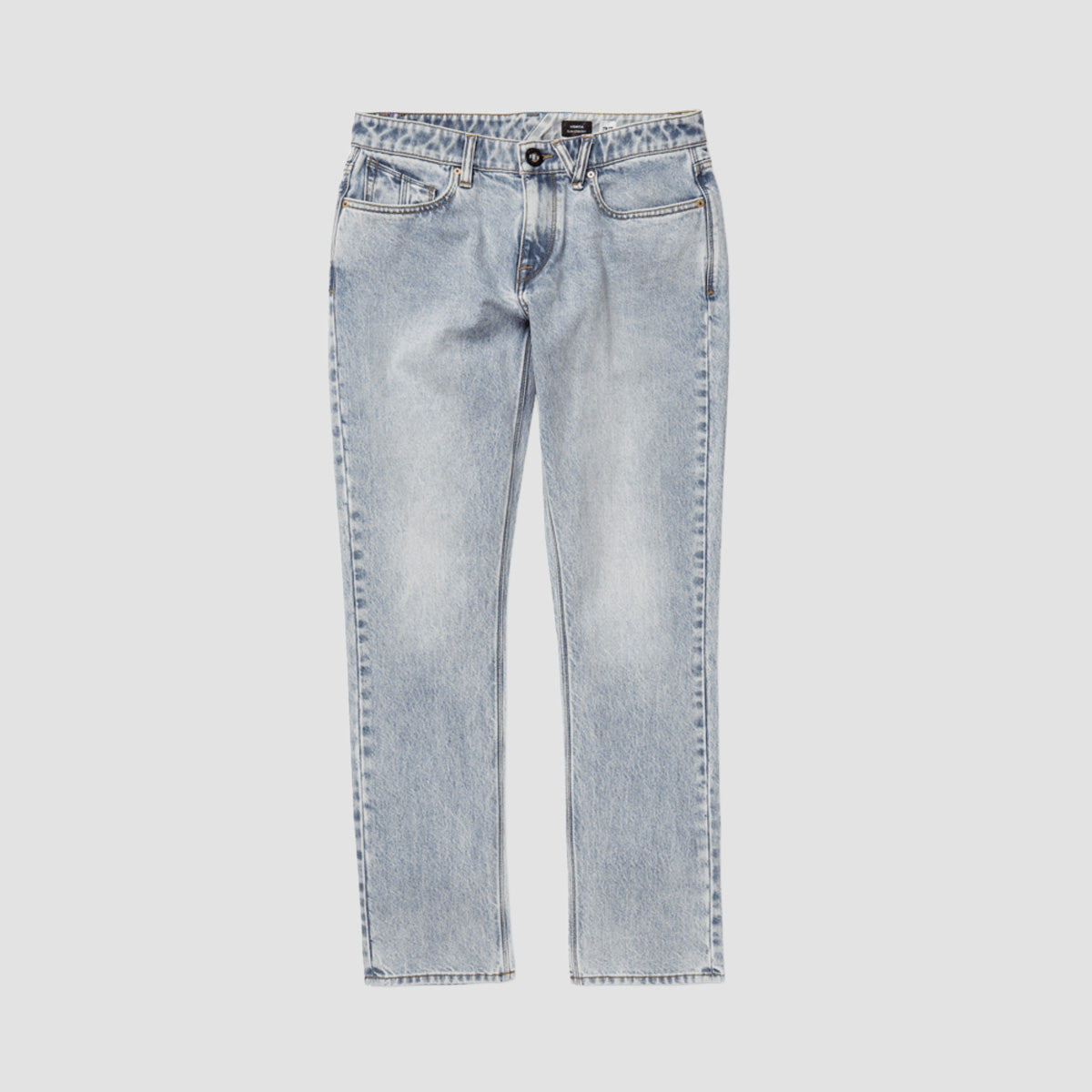 Volcom Vorta Slim Fit Jeans Heavy Worn Faded