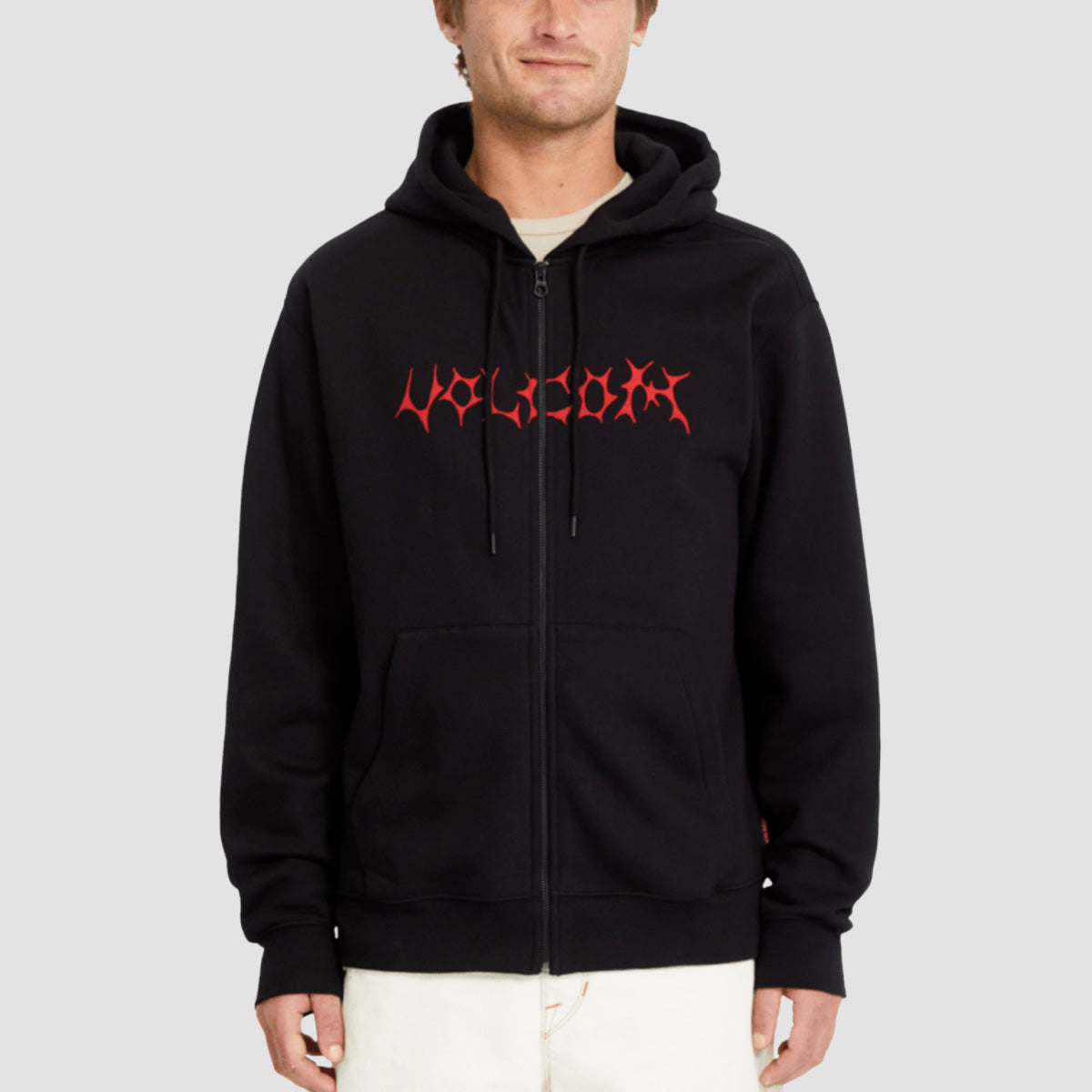 Volcom Watanite Zip Hoodie Black