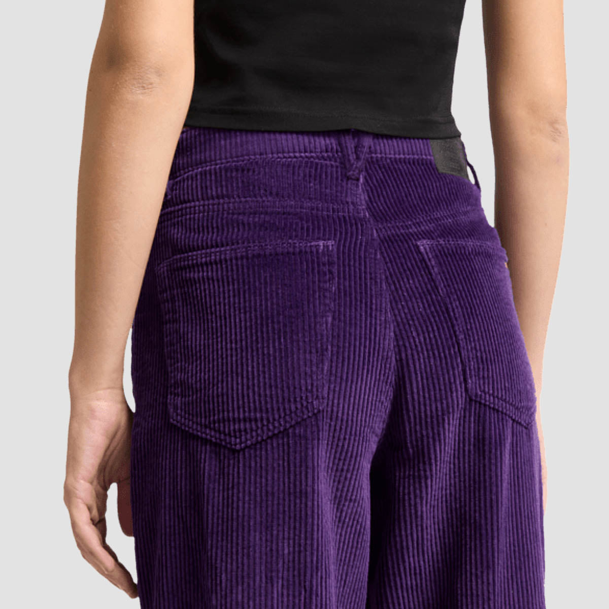Volcom Weellow II Corduroy Trousers Acai - Womens