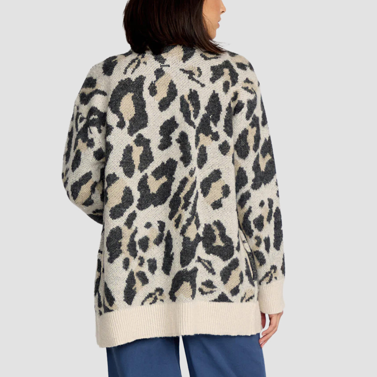 Volcom Wylding Out Cardigan Animal Print - Womens