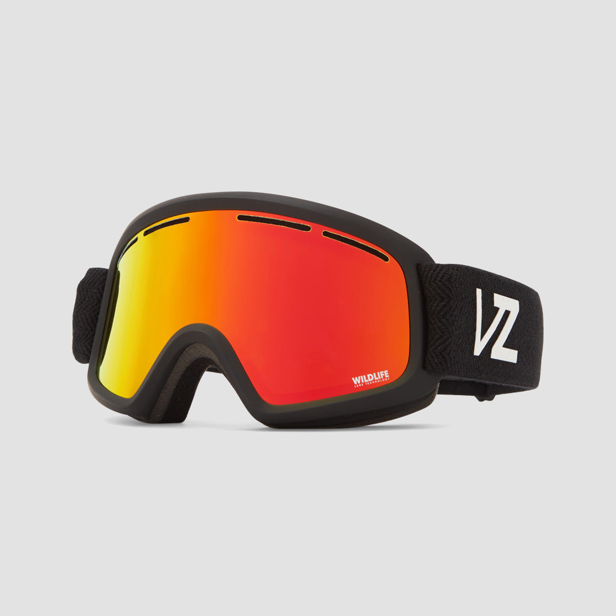 VonZipper Trike Snow Goggles Black Satin/Wild Fire Chrome