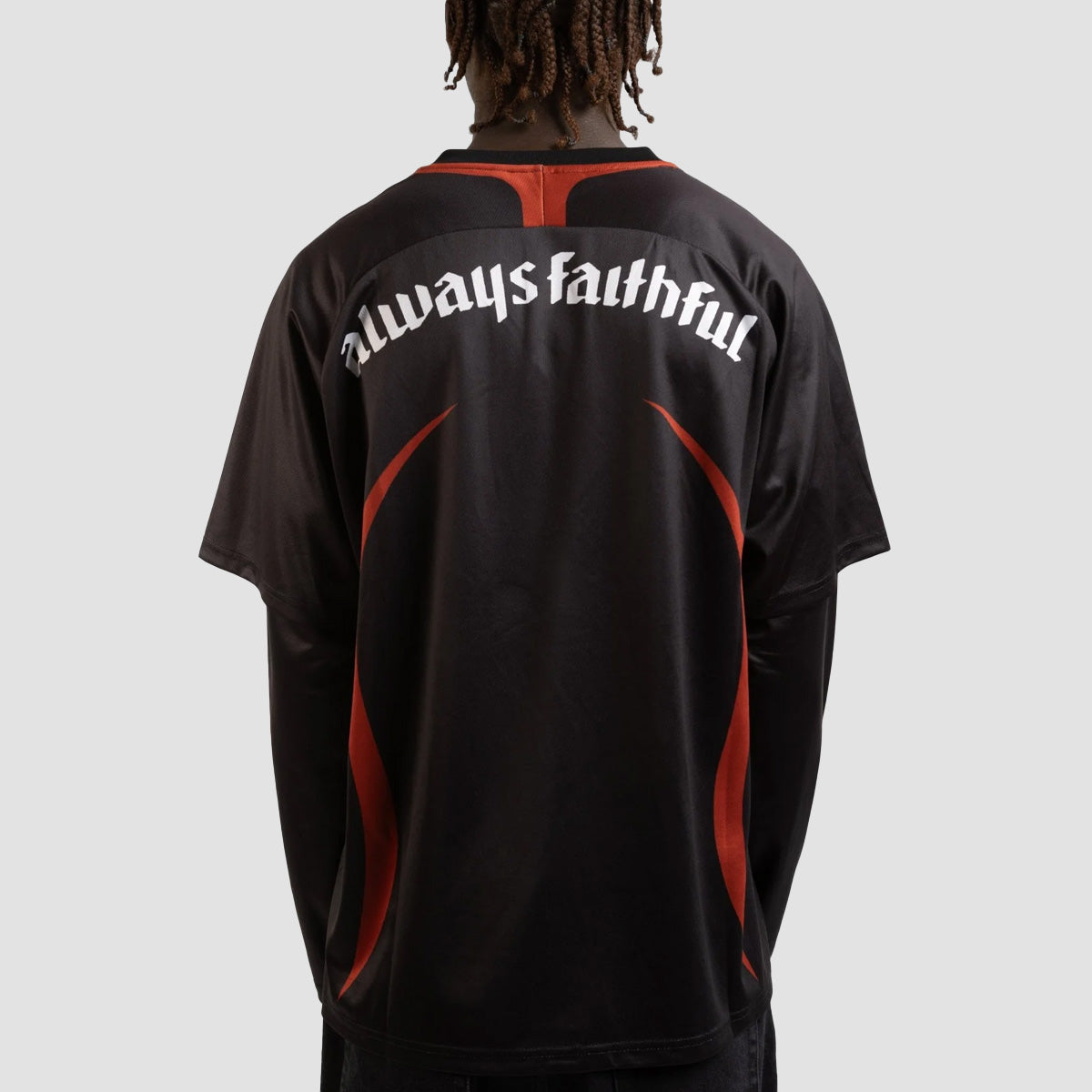 Wasted Paris Blade Football Jersey Longsleeve T-Shirt Black