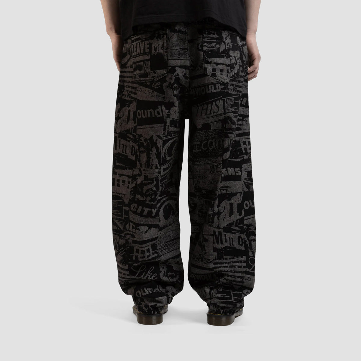 Wasted Paris Mind Casper Baggy Fit Jeans Faded
