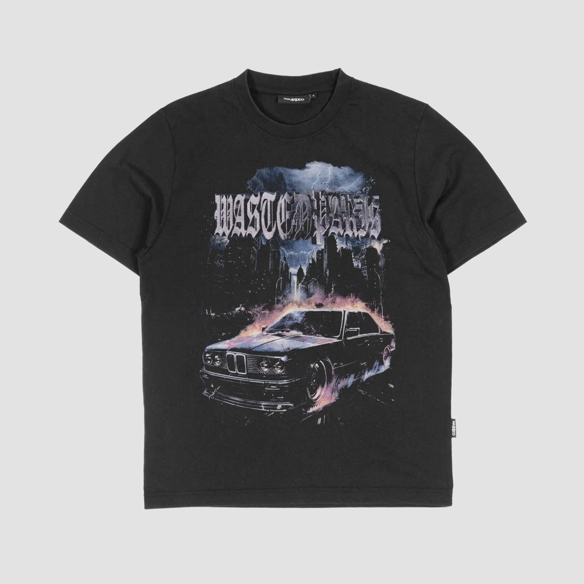 Wasted Paris Run T-Shirt Faded Black