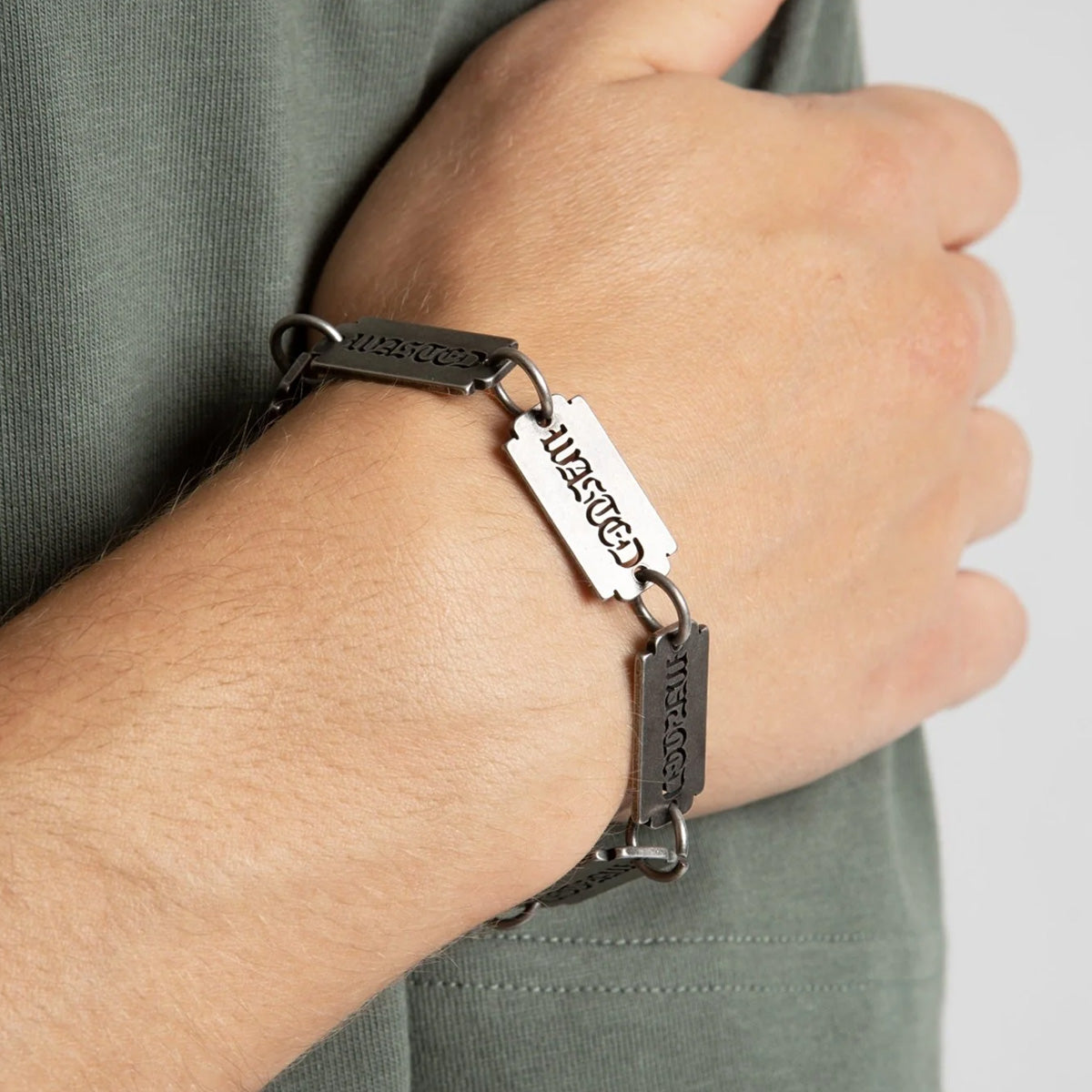 Wasted Paris Sharp Bracelet Silver (Stainless Steel)