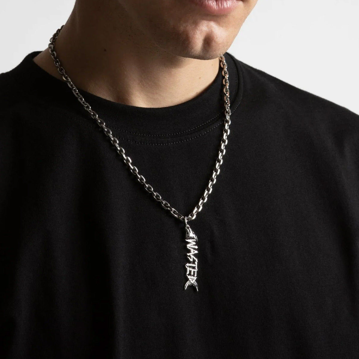 Wasted Paris Surrender Necklace Silver (Stainless Steel)
