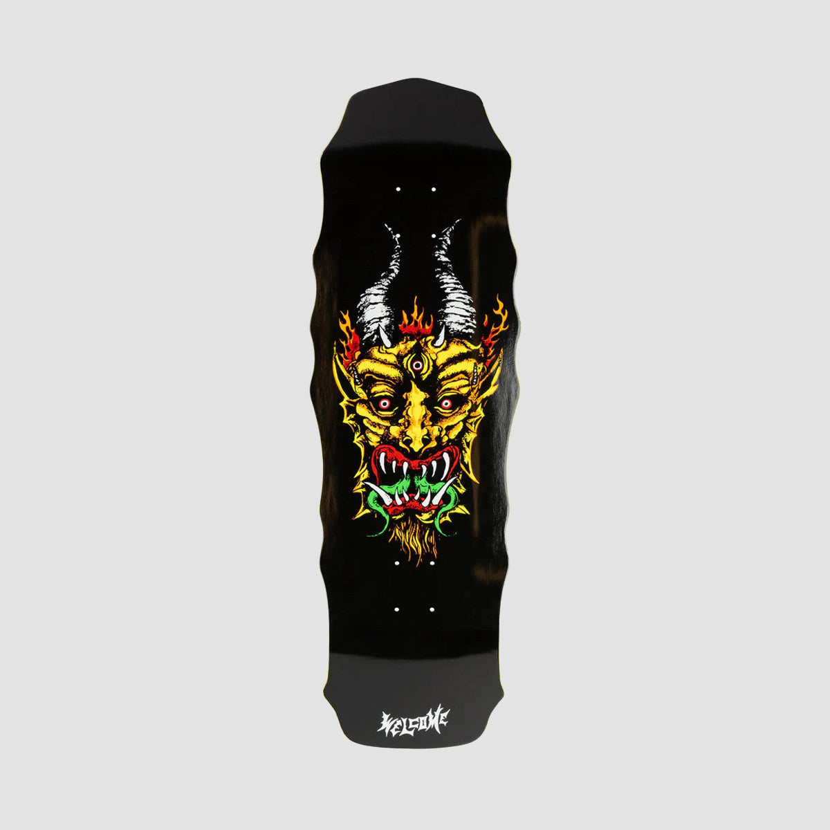 Welcome Light & Easy On Widow Skateboard Deck Black - 10"