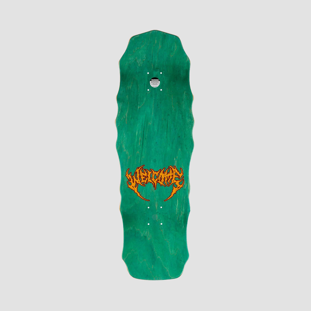 Welcome Light & Easy On Widow Skateboard Deck Black - 10"
