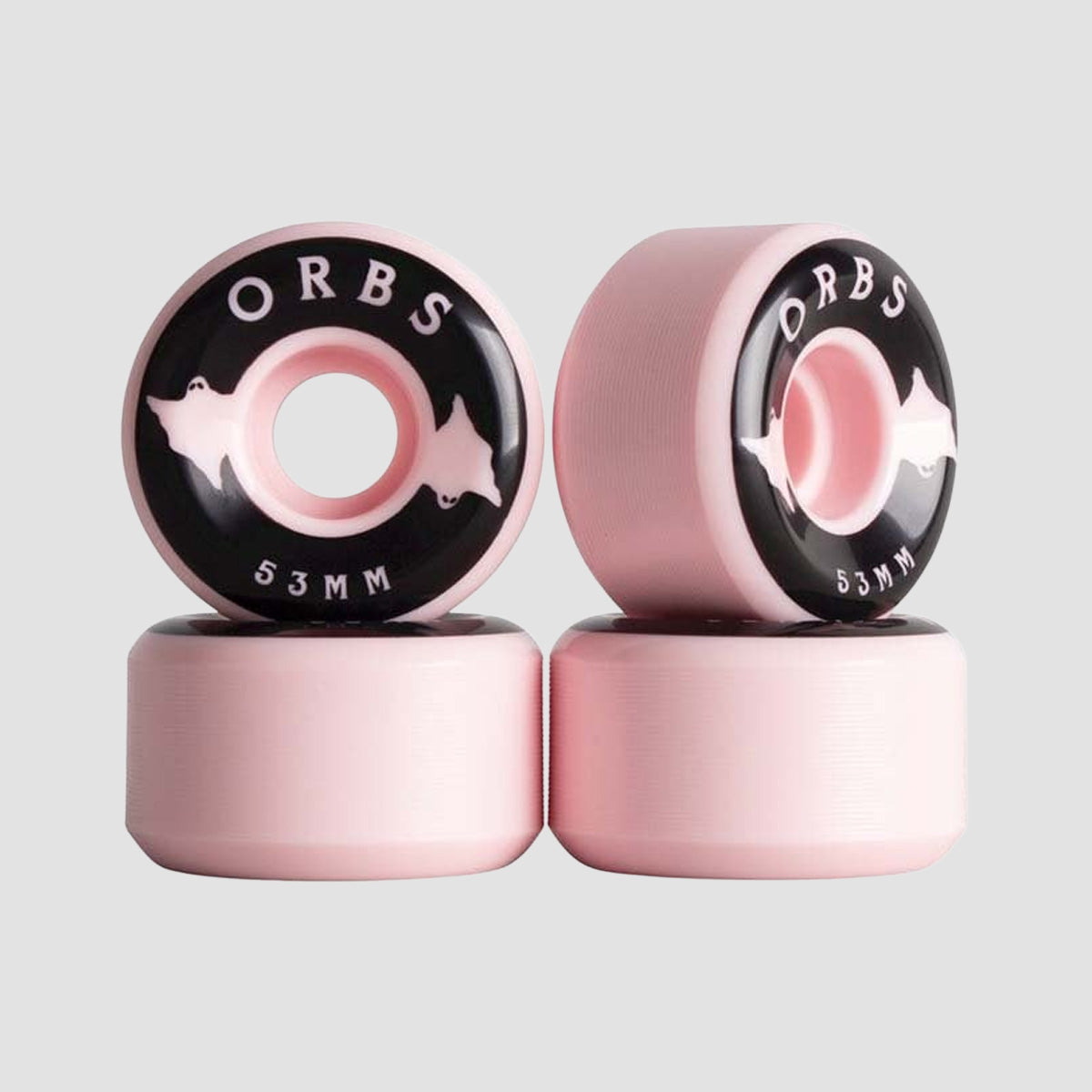 Welcome Orbs Specters Solids Conical 99A Skateboard Wheels Light Pink 53mm