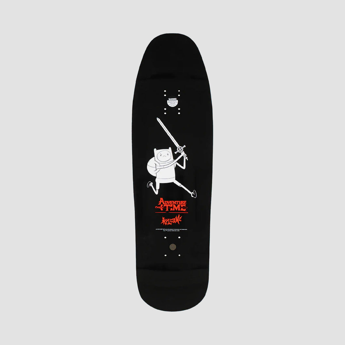 Welcome X Adventure Time Finn on Gaia Skateboard Deck Red - 9.6"