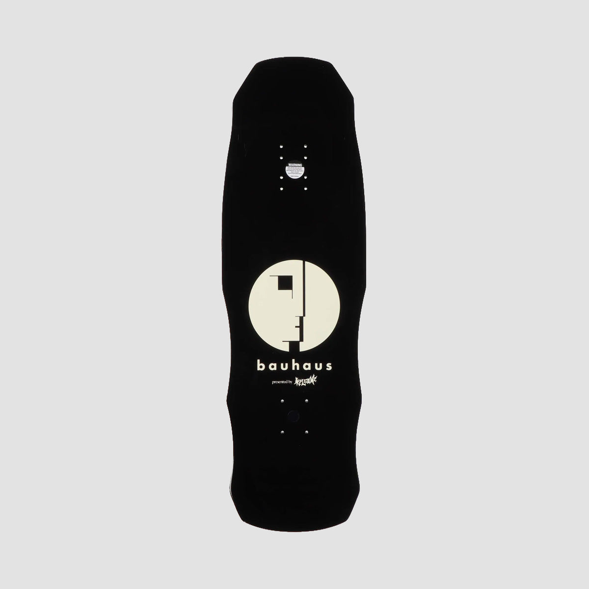 Welcome X Bauhaus Portrait On Dark Lord Skateboard Deck Bone - 9.85"