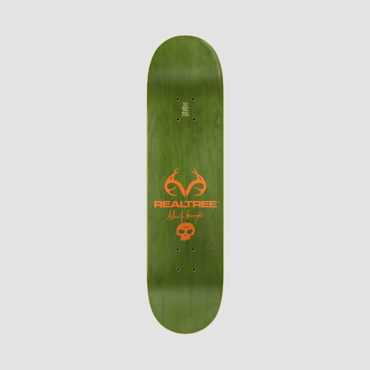 Zero Realtree Bighorn Adam Arunski Skateboard Deck - 8.5"