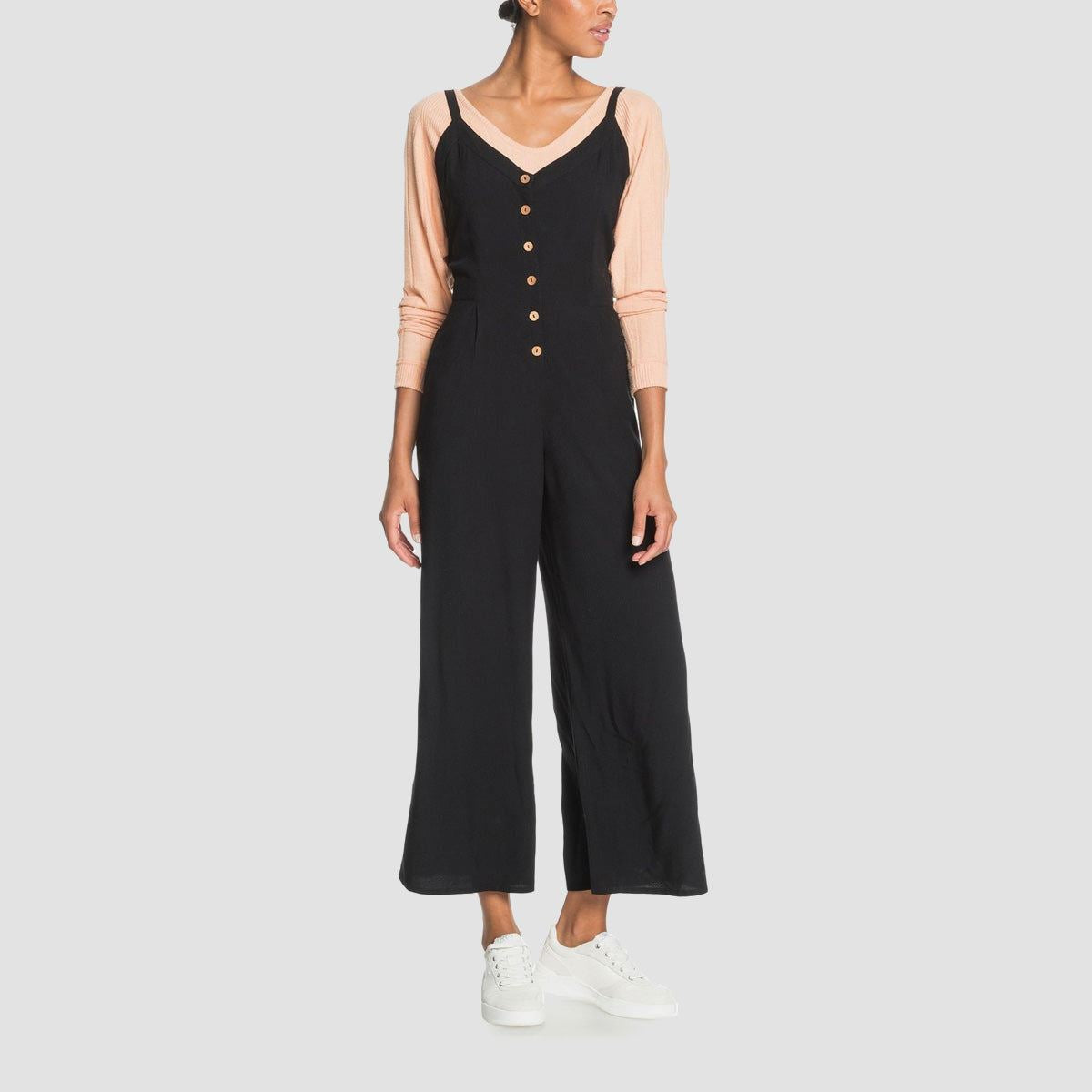 Roxy Soft Landing Jumpsuit Anthracite - Womens