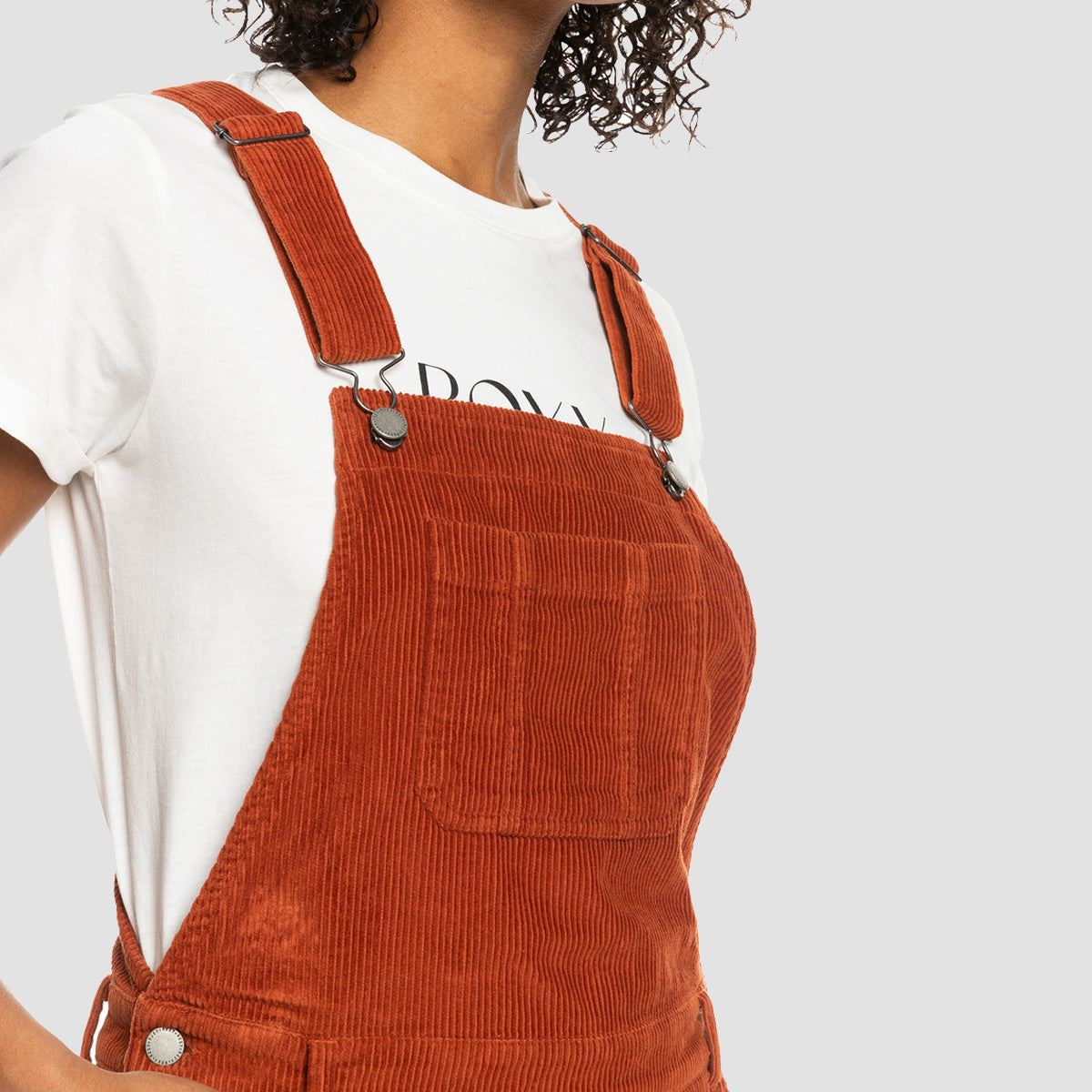 Roxy Jungle Sound Dungarees Baked Clay - Womens