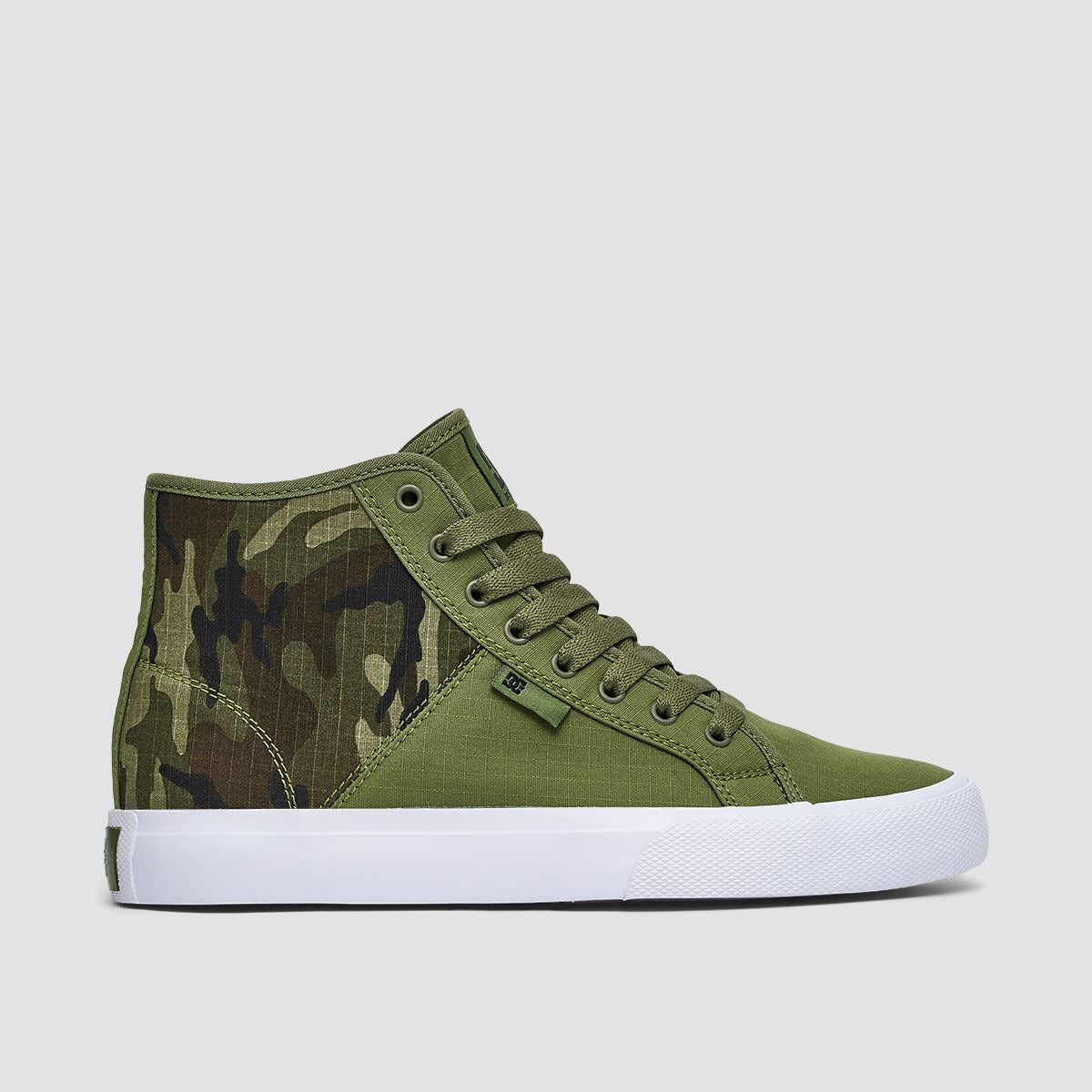 DC Manual Hi TXSE Shoes - Olive Camo