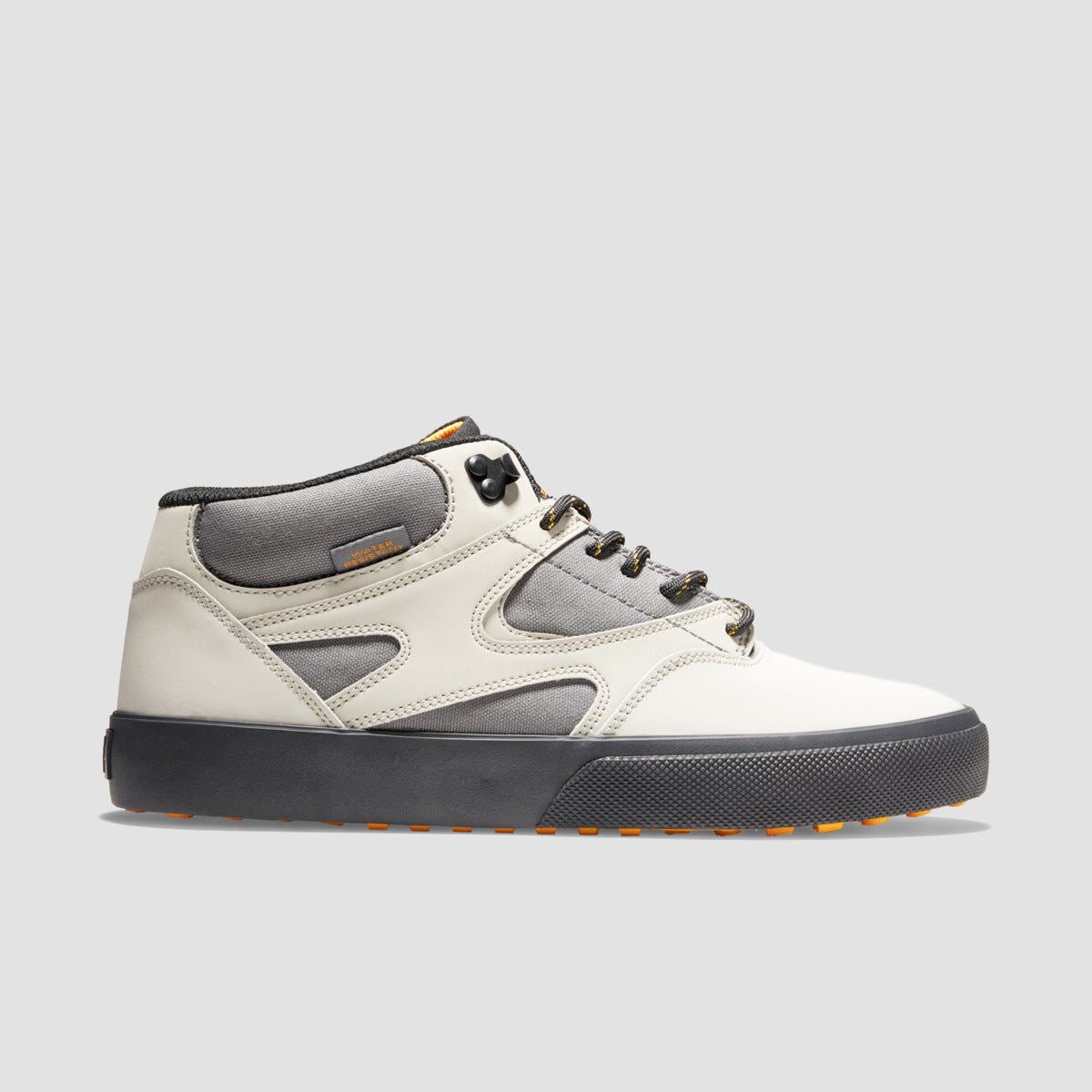 DC Kalis Mid WNT Shoes - Heather Grey/Gold Cream