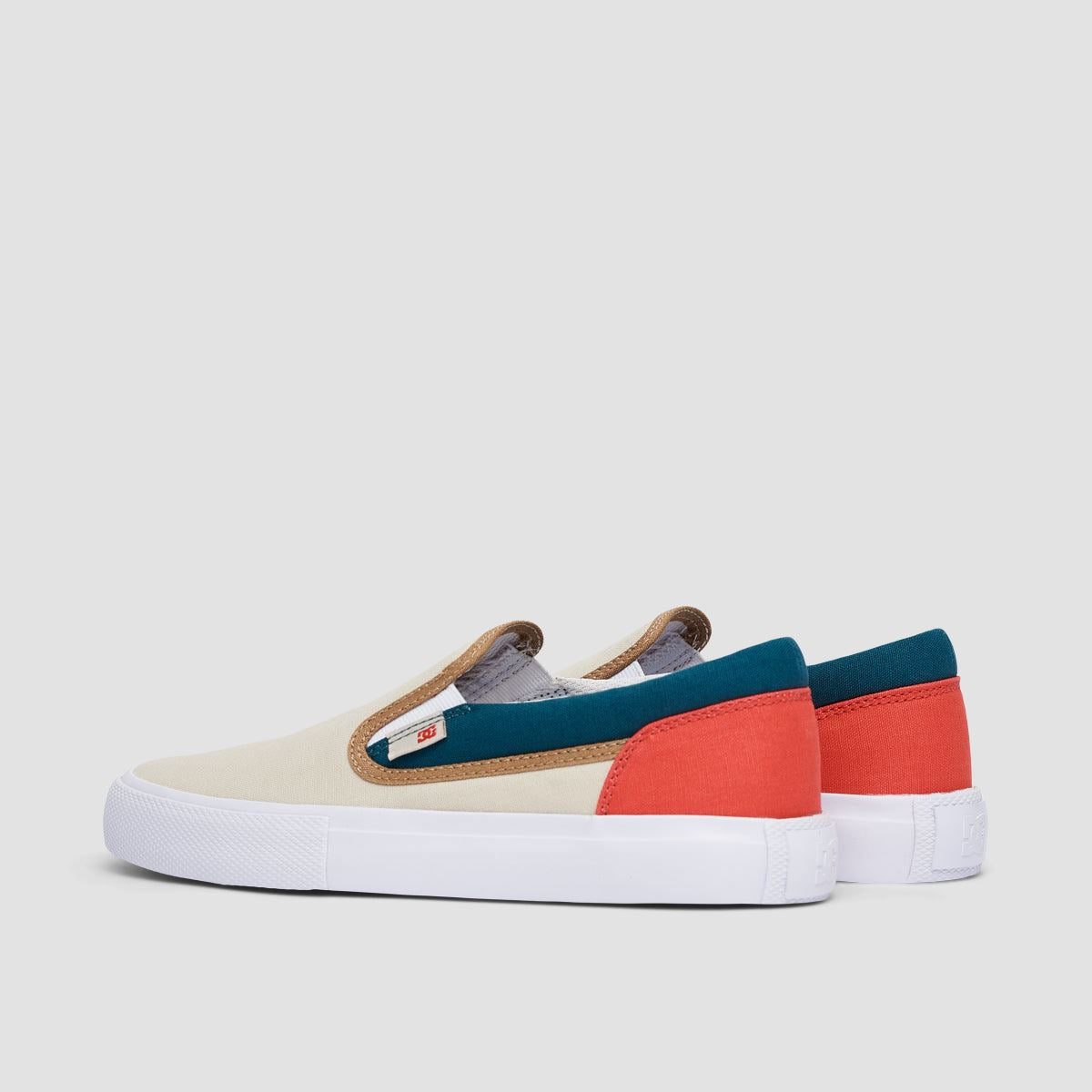 DC Manual Slip-On Shoes - Cream - Womens