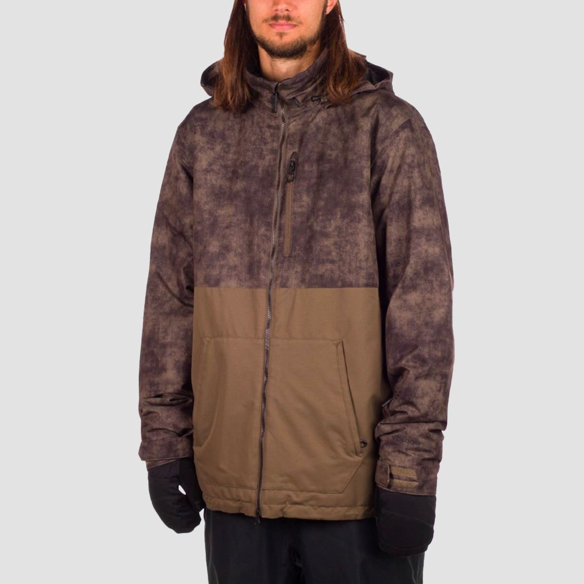 Volcom Deadly Stones Ins Snow Jacket Dark Teak