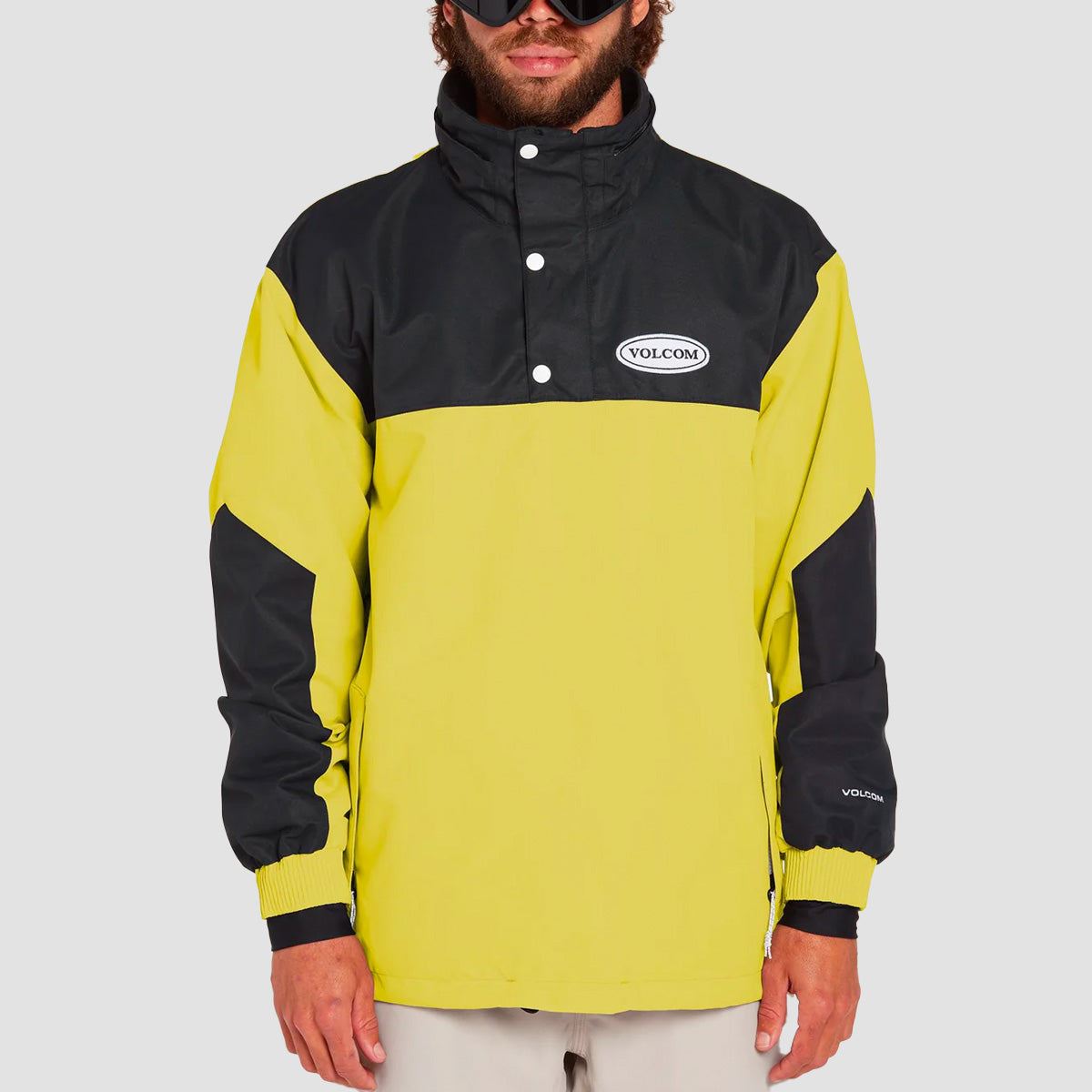 Volcom Longo Pullover Snow Jacket Faded Lemon