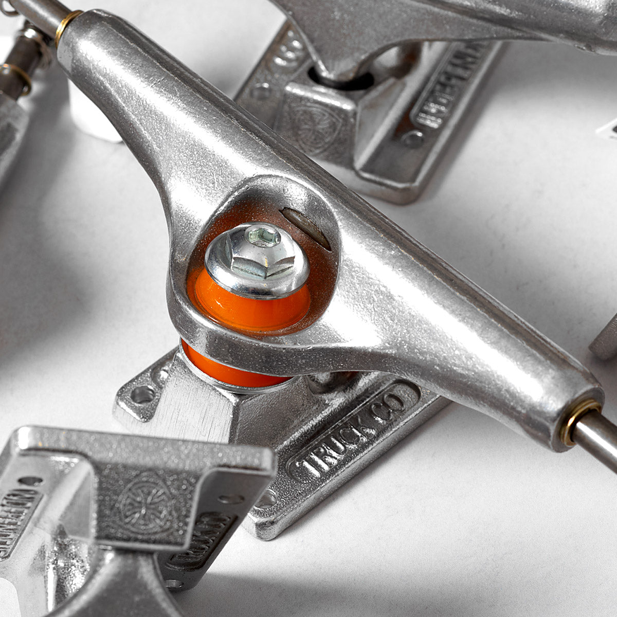 Independent 144 Mid Skateboard Trucks 1 Pair Polished - 8.25"