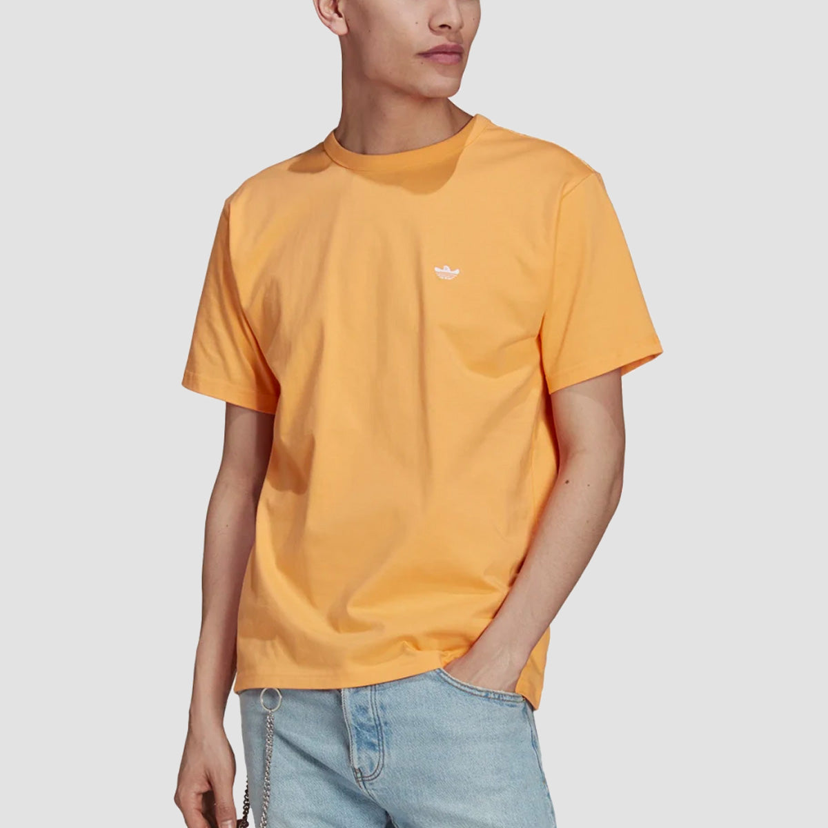 adidas Heavyweight Shmoofoil Tee Hazy Orange/White - Unisex