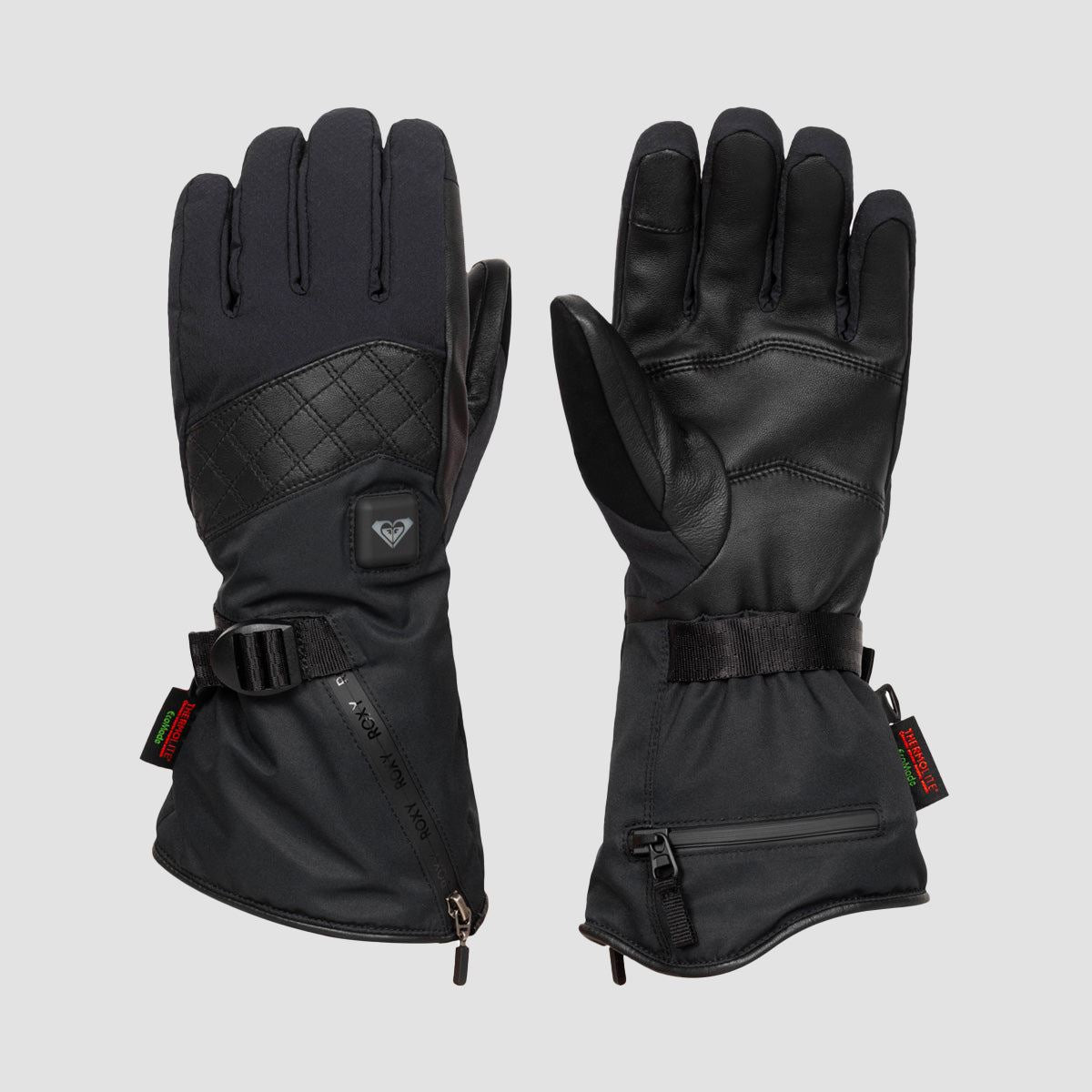 Black sale snow gloves