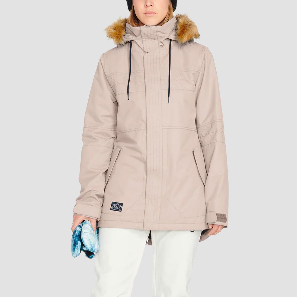 Volcom Fawn Ins Snow Jacket Sand - Womens