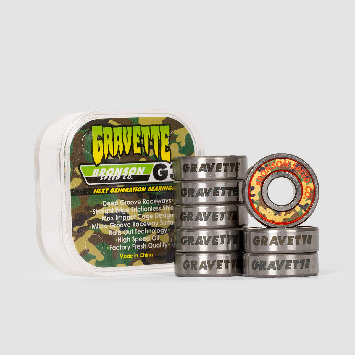 Bronson G3 David Gravette Pro Bearings x8