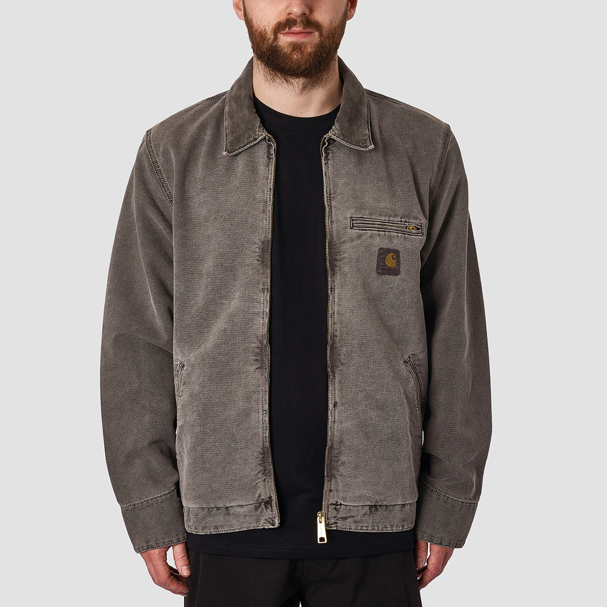 Carhartt WIP – Detroit Jacket Black Faded