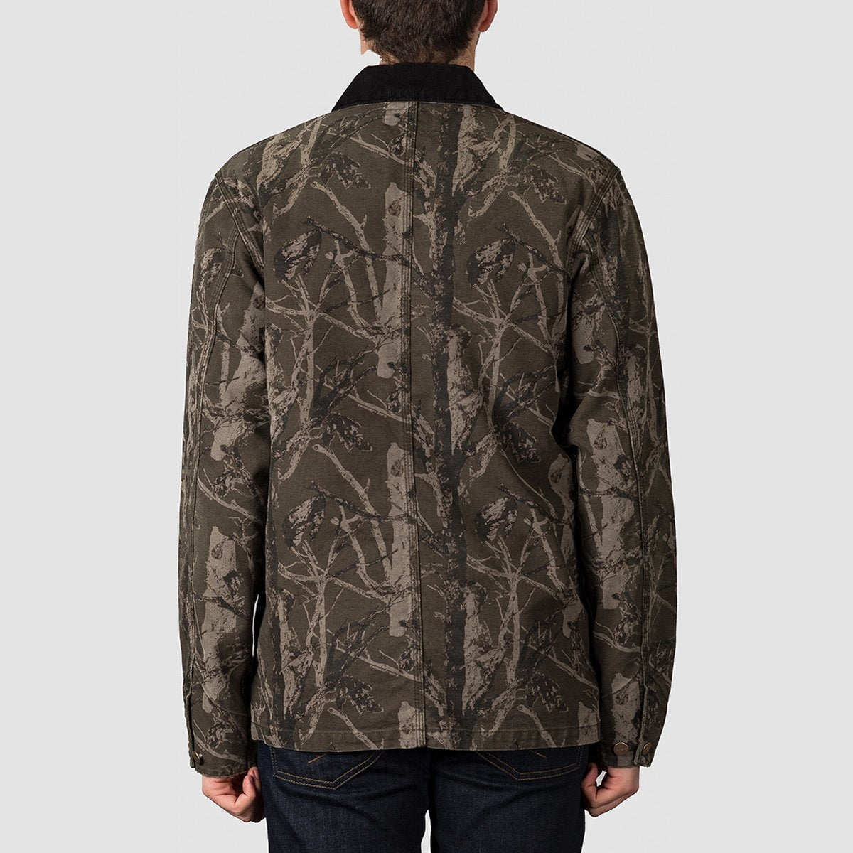 Carhartt WIP Michigan Coat Camo Tree Green Aged Canvas - Clothing