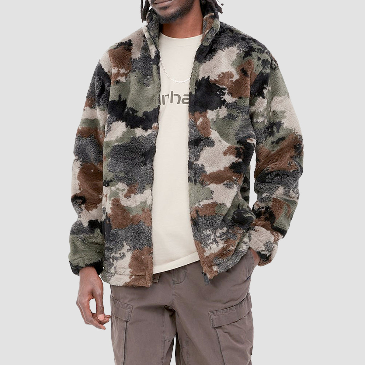 Carhartt WIP Plains Liner Jacket Trail Jacquard/Woodland