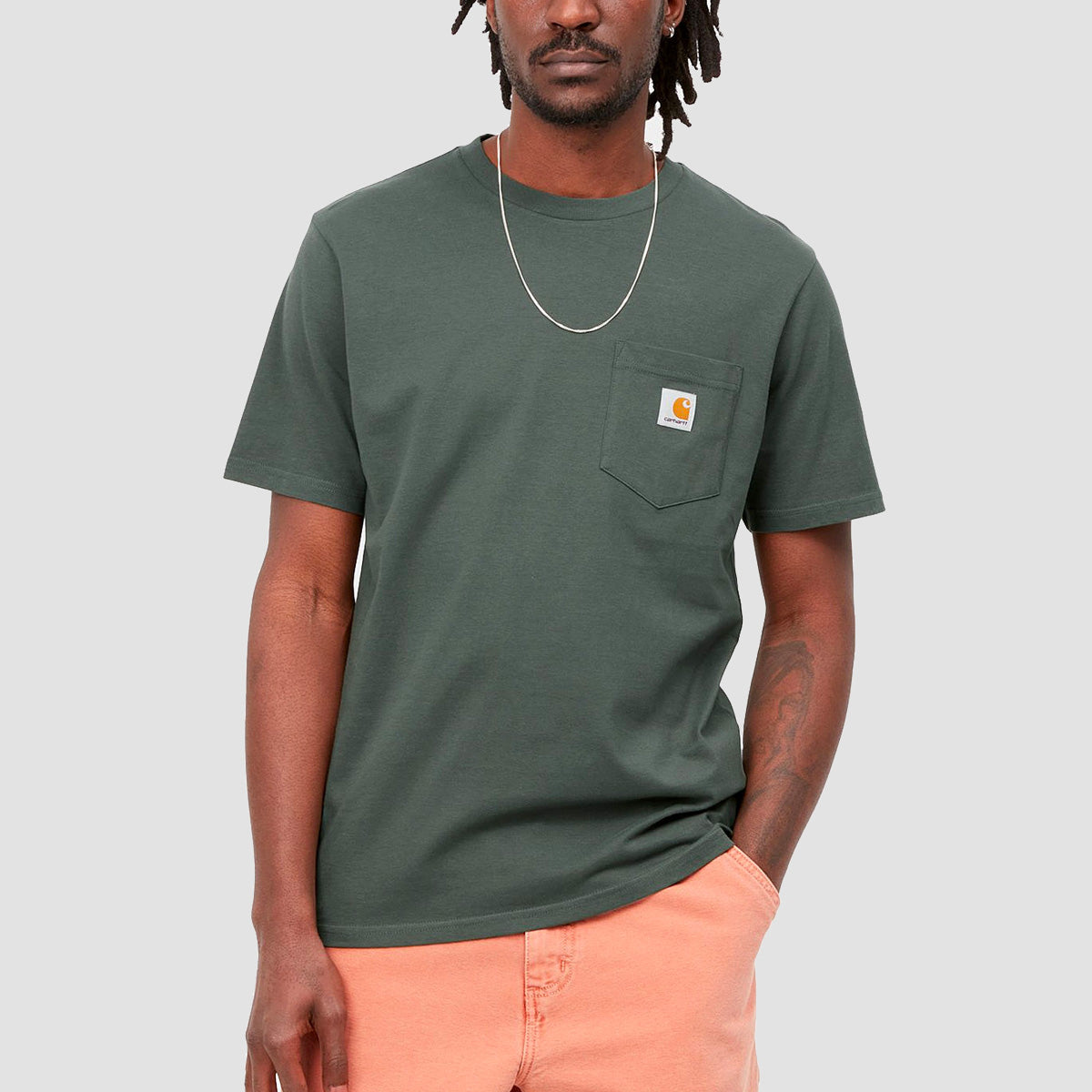 Carhartt WIP pocket t-shirt in green