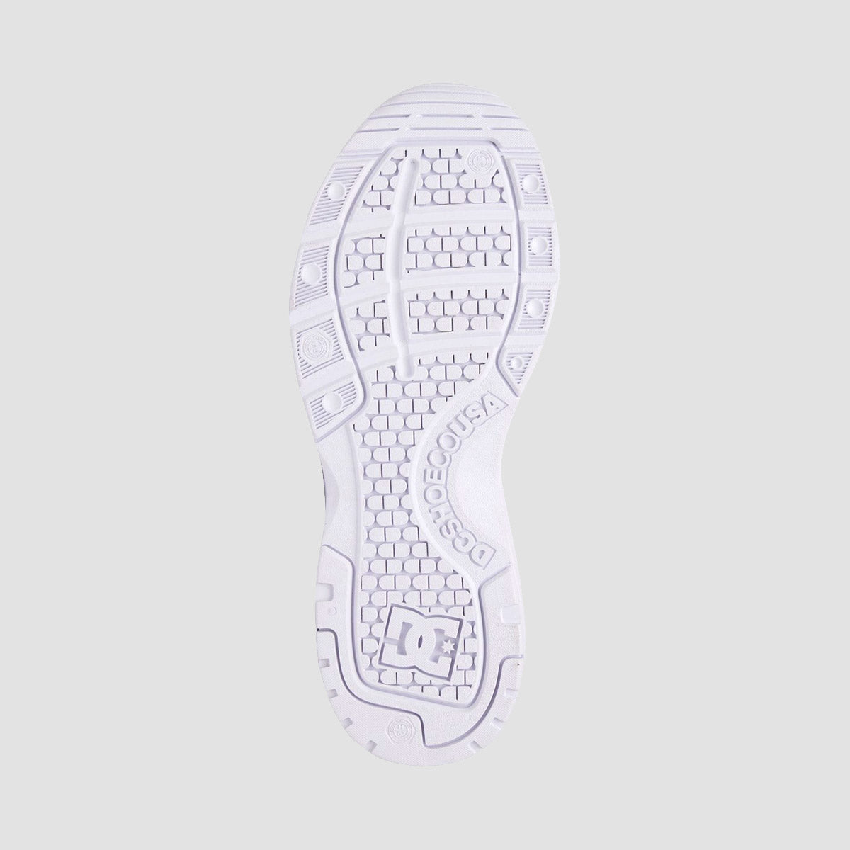 DC E.Tribeka Platform Shoes - Grey/Grey/White - Womens