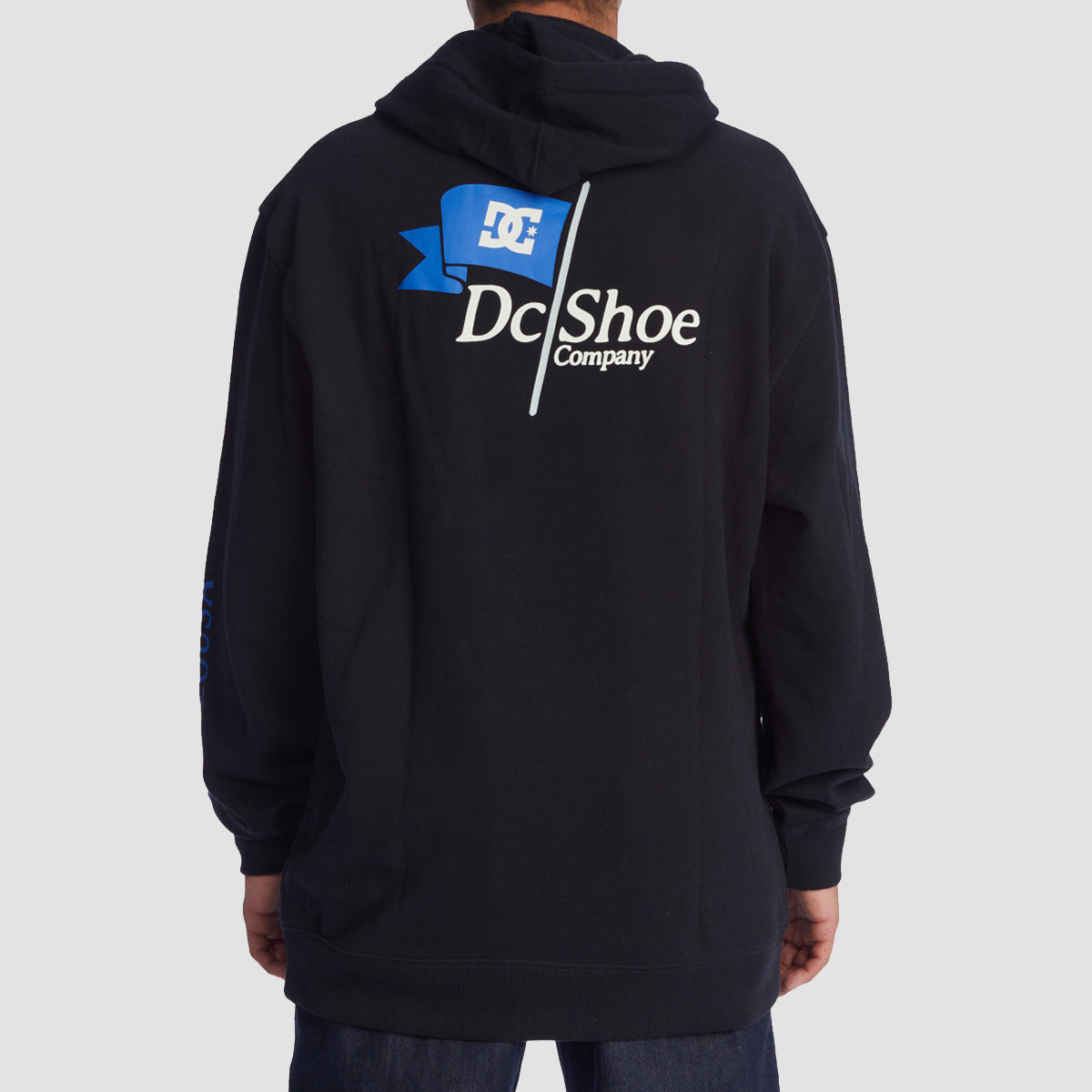 DC Flagged Pullover Hoodie Black